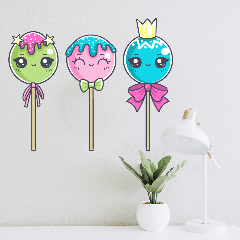 Αυτοκόλλητο τοίχου Lollipop